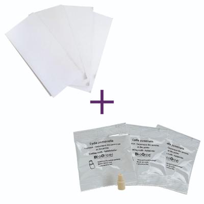 Navulset fruitmot: 4 lijmplaten + 3 feromonen fruitmot