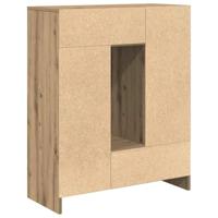 Dressoir met lades en deuren 73x31x90 cm ambachtelijk - thumbnail