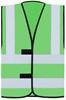 Korntex KX140 Hi-Vis Safety Vest With 4 Reflective Stripes Hannover - Green - 6XL - thumbnail