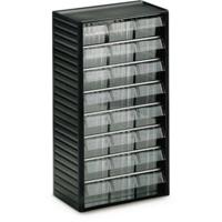 Treston 554-3 Werkplaatsmagazijn ESD (b x h x d) 310 x 550 x 180 mm Antraciet-grijs, Transparant 1 stuk(s) - thumbnail