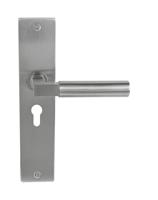 Deurklink Nova massief op langschild PC55 - thumbnail