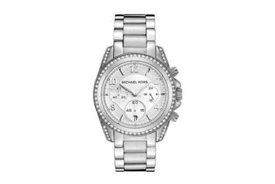 Michael Kors chronograaf wit kristal dameshorloge MK5165