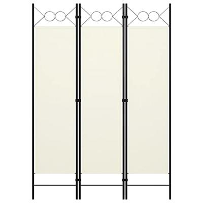 VidaXL Kamerscherm met 3 panelen 120x180 cm wit VidaXL Kamerscherm met 3 panelen 120x180 cm wit