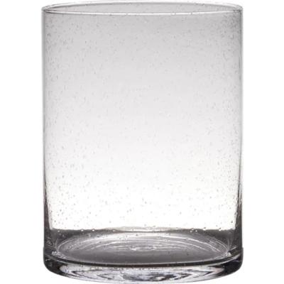 Hakbijl Glass Cilindervaas soda bubbles glas ø19xh25cm