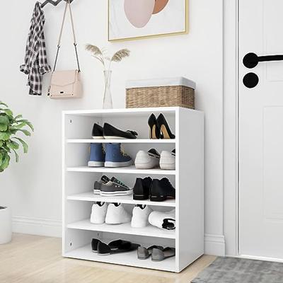 VidaXL Schoenenkast 60x35x70 cm bewerkt hout wit