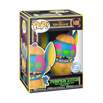 Disney Lilo & Stitch Funko Pop Vinyl: Pumpkin Stitch (Blacklight)