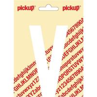 Plakletter Nobel Sticker witte letter V wit Pickup - Pickup - thumbnail