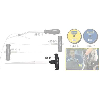 Hazet 4852-5 Ruitenverwijderingsgereedschapsset/draadstarter Hazet 4852-5 Ruitenverwijderingsgereedschapsset/draadstarter