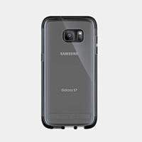 Tech21 Impact Shield Self Heal displaybeschermfolie zelfherstellend slagvast schokbestendig voor Samsung LG G5 - transparant, Evo Frame., Samsung Galaxy S7 Edge, Smokey/zwart - thumbnail