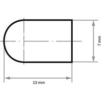LUKAS-ERZETT A21020072320 Schuurkap SKWRS ronde vorm universele 7 x 13 mm speciale korund korrel 320 Diameter 7 mm 100 stuk(s) - thumbnail