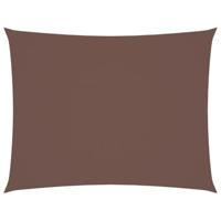 Zonnescherm rechthoekig 6x8 m oxford stof bruin - thumbnail