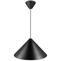 Zwarte hanglamp groot &apos;Nono&apos; E27 fitting rond 49 cm DFTP - thumbnail