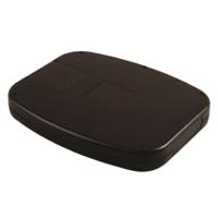 Hammond Electronics 1599TABLBKBAT Handbehuizing 240 x 190 x 30 ABS Zwart 1 stuk(s) - thumbnail