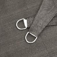 VidaXL Zonnezeil 160 g/m² 4x4x4 m hdpe antracietkleurig - thumbnail