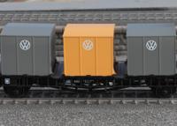 Märklin 46661 H0 containertransportwagenstel Laabs van de DB - thumbnail
