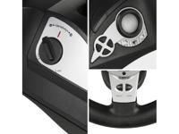 NanoRS RS700 game controller Zwart, Zilver USB Stuur Analoog/digitaal Android, Nintendo Switch, PC, PlayStation 4, Playstation 3, Xbox One - thumbnail