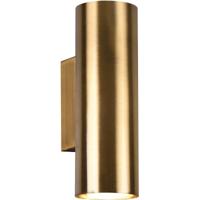 Mat Gouden LED Wandlamp GU10 - Up & Down Verlichting - Aluminium - thumbnail