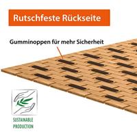 EISL badmat 50x70 cm bamboe - thumbnail