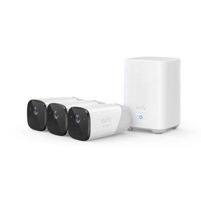 eufy EufyCam 2 Pro 3+1kit T88523D2 IP-Draadloze bewakingsset Met 3 cameras