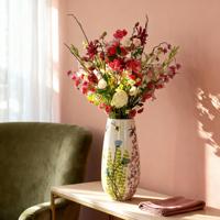 Handgebonden Kunstboeket Ella Vienna 90cm - thumbnail