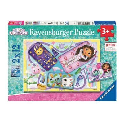 Ravensburger - gabby's poppenhuis legpuzzel 2x12 stuks