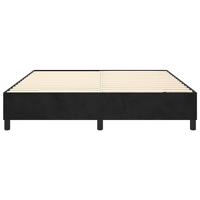Bedframe zonder matras 180x200 cm fluweel zwart - thumbnail