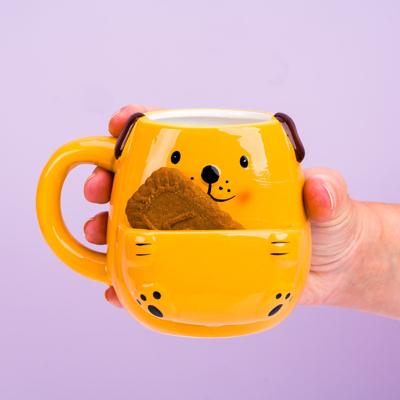 Honden Mok - 450 ml - Met Koekjesvak - Perfect Cadeau Idee