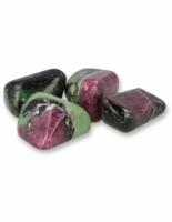 50 gram Robijn Zoisiet Trommelstenen Afrikaanse Vindplaats Ca 3 Stuks - thumbnail