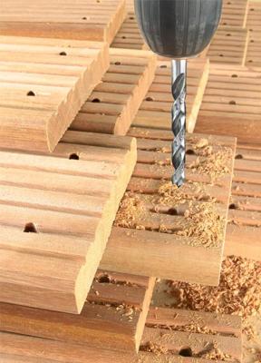 Hardhoutboor HSS 6 mm kaart - Kwb