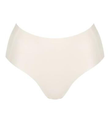 Zero Feel taille slip dames 2.0 - High waist - Hoge naadloze dames onderbroek - Katoenen kruisje - Schijnt niet door - Zwart - Huidskleur - - XS -