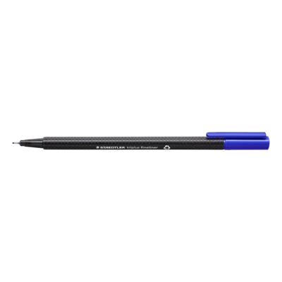Fineliner staedtler triplus 334 0.3mm blauw | 10 stuks