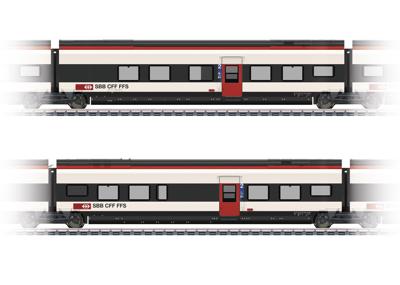 Märklin 43461 H0 aanvullingsset 1 voor de Giruno van de SBB B(B11) 2e klas en C(B10) 2e klas