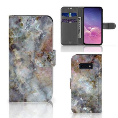 Samsung Galaxy S10e | Bookcase | Marmer Grijs Samsung Galaxy S10e | Bookcase | Marmer Grijs
