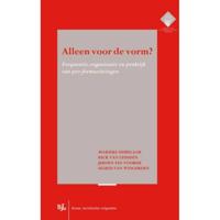 Alleen voor de vorm? (Paperback) - thumbnail