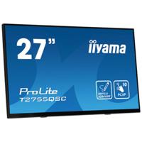Iiyama ProLite T2755QSC-B1 Touchscreen monitor Energielabel: D (A - G) 68.6 cm (27 inch) 2560 x 1440 Pixel 16:9 5 ms HDMI, DisplayPort, Audio-Line-out, USB-A - thumbnail