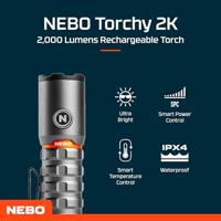 Oplaadbare ledlamp Nebo Torchy 2K 2000 Lm Compact - thumbnail