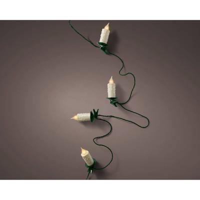 LED candle l1160 cm 30l groen/klassiek warm Lumineo - Lumineo