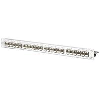 Metz Connect 130921-E 24 poorten Netwerkpatchpaneel 483 mm (19) CAT 6A 1 HE Zilver (metallic) Ingericht - thumbnail