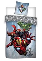 Marvel Avengers Dekbedovertrek De Hulk, Black Widow, Iron Man en Thor - 140 x 200 cm - Polyester - thumbnail