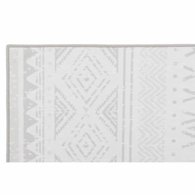 Tapijt DKD Home Decor Grijs Wit Ikat (120 x 180 x 0,4 cm)