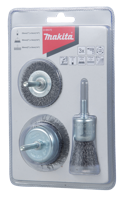 Makita Accessoires Borstelset 3-delig - D-66070 - D-66070 - thumbnail