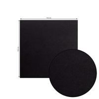 Florence • cardstock papier 216g textuur 15,2x15,2cm zwart 24x - thumbnail