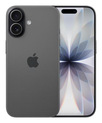 Apple iPhone 17 256 GB: 6,3-inch display met ProMotion, A19-chip, Center Stage-camera aan de voorkant voor slimmere groepsselfies, betere krasbestendigheid, batterij voor een hele dag; Zwart