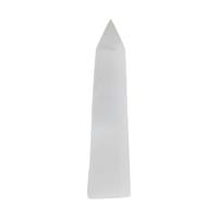 Edelsteen Obelisk Punt Seleniet Groot (20 cm) - thumbnail