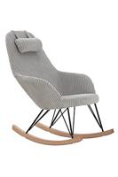 Artistiq Schommelstoel 'Jesús' Rib, kleur grijs - thumbnail