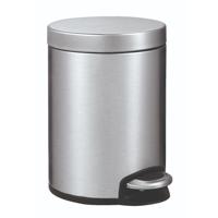 EKO Serene Pedaalemmer 5L Geborsteld RVS - thumbnail