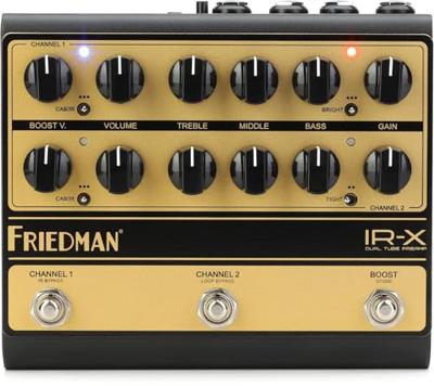Friedman IR-X Dual Tube Preamp & DI gitaar voorversterker met 12AX7 buizen