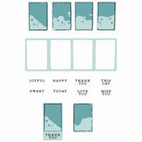 Sizzix • clear stamps with framelits painted palettes 13pcs - thumbnail