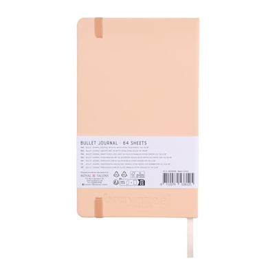 Bruynzeel bullet journal perzik 13c21cm, 140 g/m 64 vellen Bruynzeel bullet journal perzik 13c21cm, 140 g/m 64 vellen