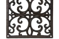 Wandsteun voor hangende bloempotten Home ESPRIT Donkerbruin Ijzer 18 x 17,5 x 18 cm - thumbnail